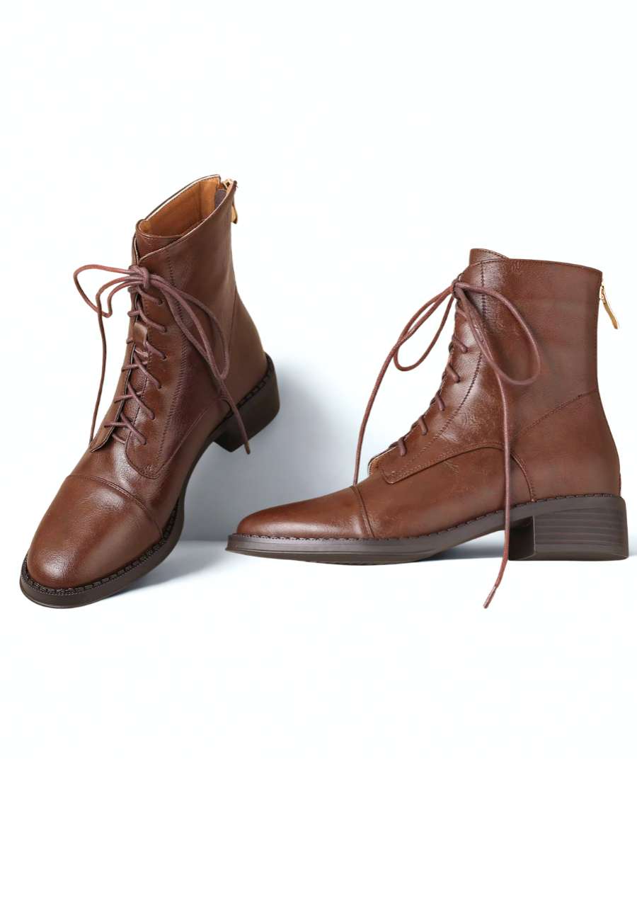 Botte Léman Brun - Cuir Naturel