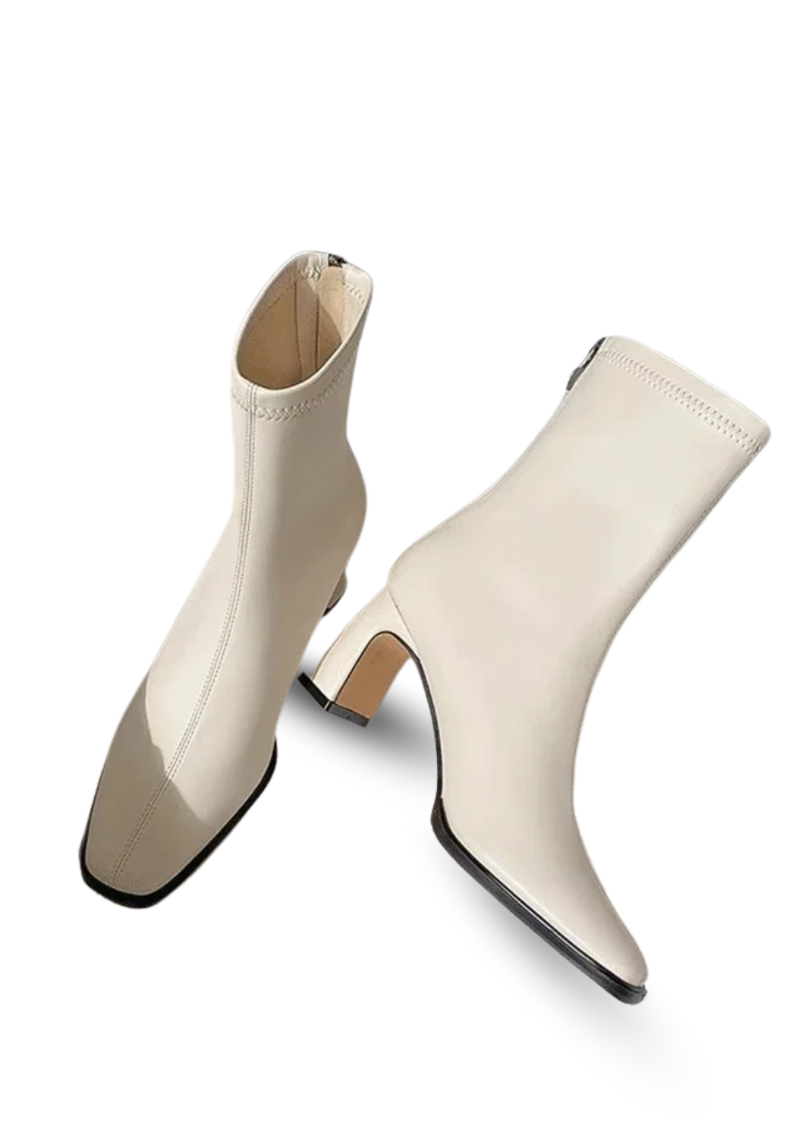 Athena Boot – High Heel, Zipper Closure & Platform Design