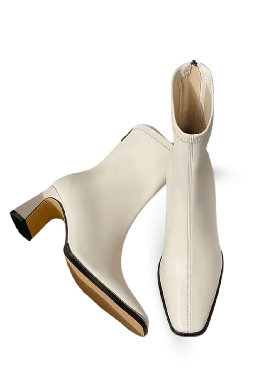 Athena Boot – High Heel, Zipper Closure & Platform Design