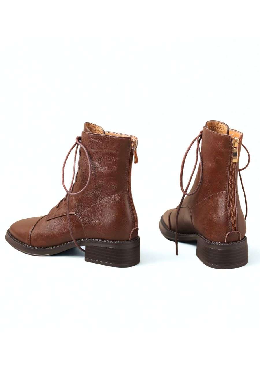 Botte Léman Brun - Cuir Naturel