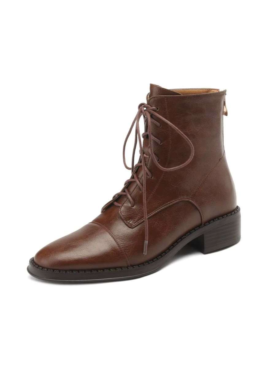 Botte Léman Brun - Cuir Naturel