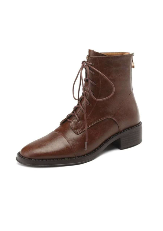 Botte Léman Brun - Cuir Naturel