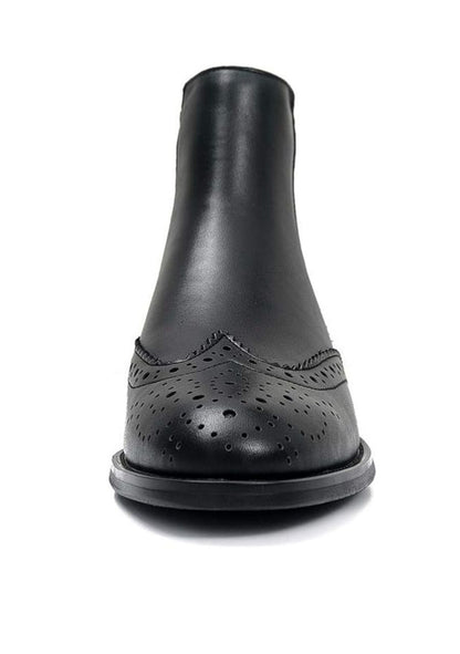 Botte Annecy Noire – Cuir Naturel