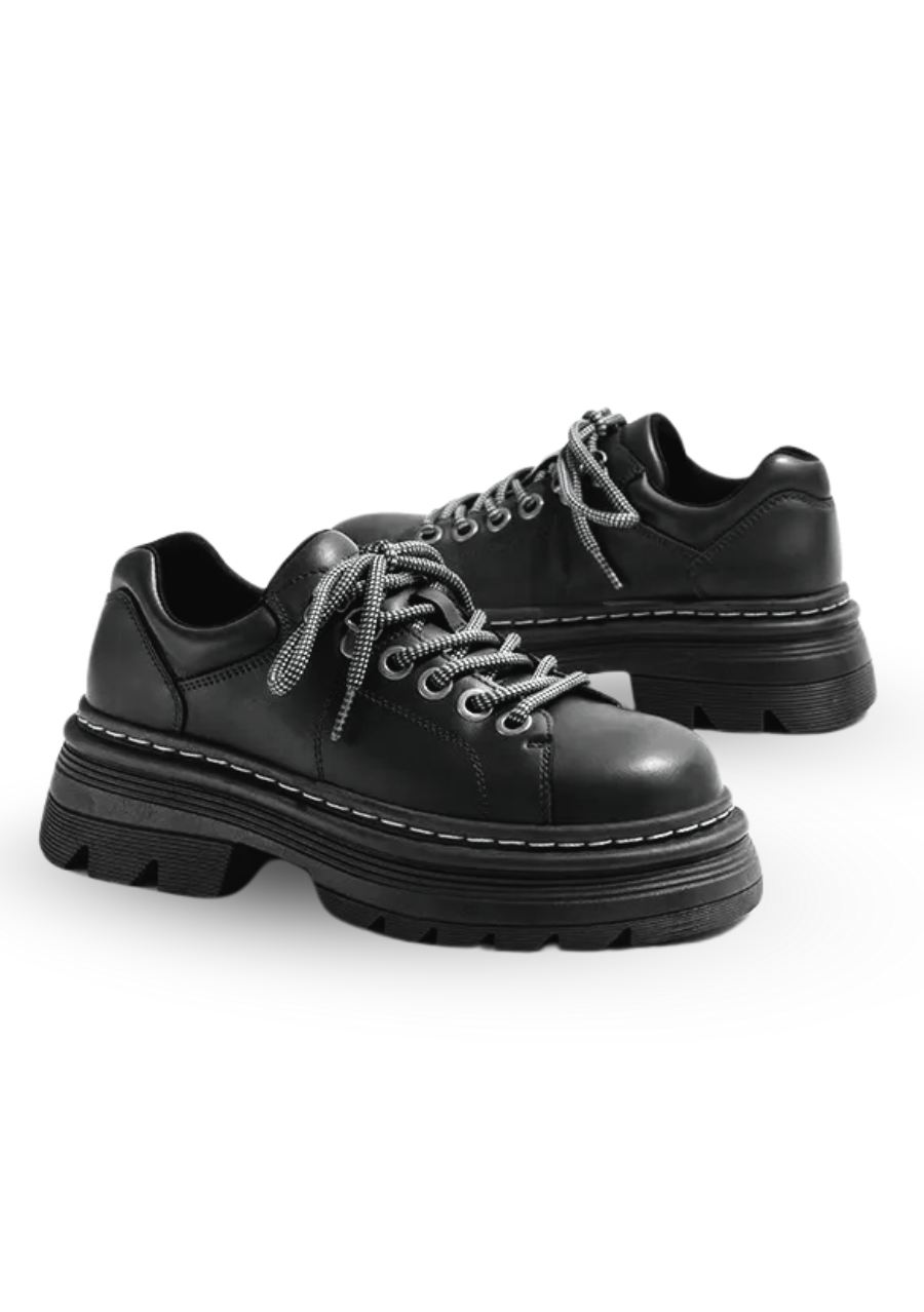 Dinan Boot – British Style with Fur Lining & Platform Sole
