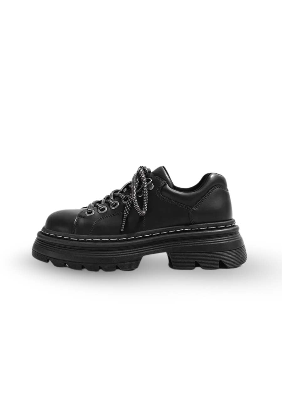 Dinan Boot – British Style with Fur Lining & Platform Sole