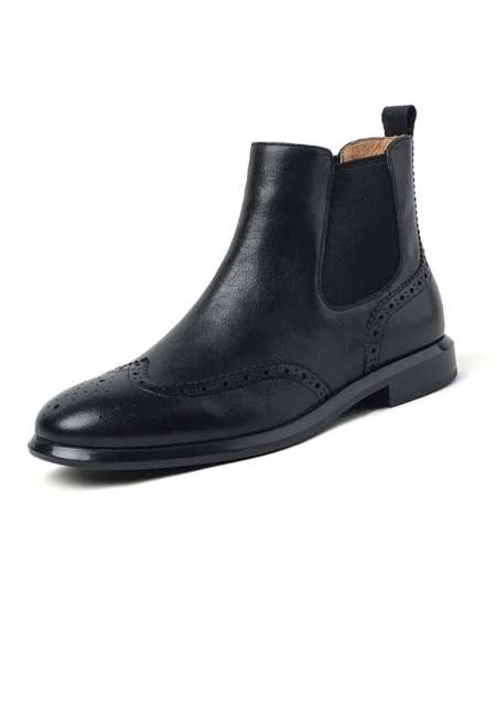 Botte Annecy Noire – Cuir Naturel